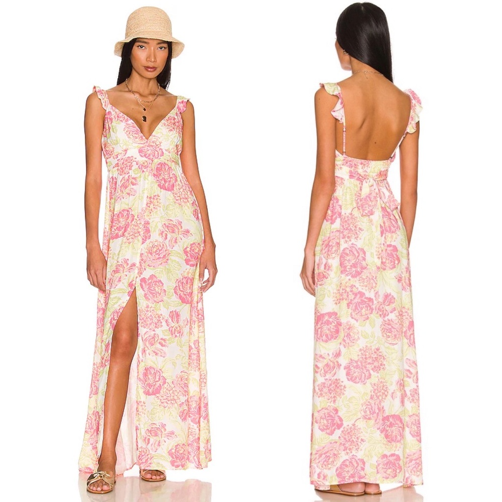 Maaji Floral Maxi Dress Cover Up